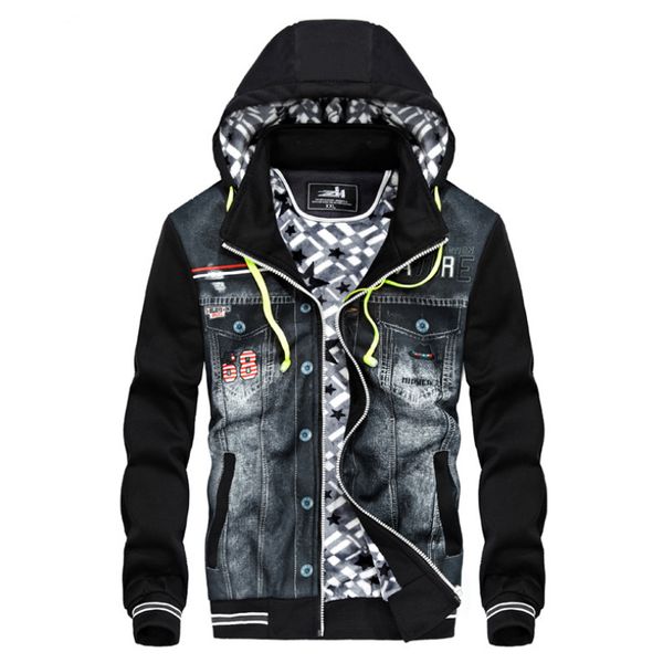 men's jackets winter hooded mens coats men cool clothes detachable fashion denim patchwork jacket warm parkas, Black;brown
men's jackets winter hooded mens coats men cool clothes detachable fashion denim patchwork jacket warm parkas, Black;brown