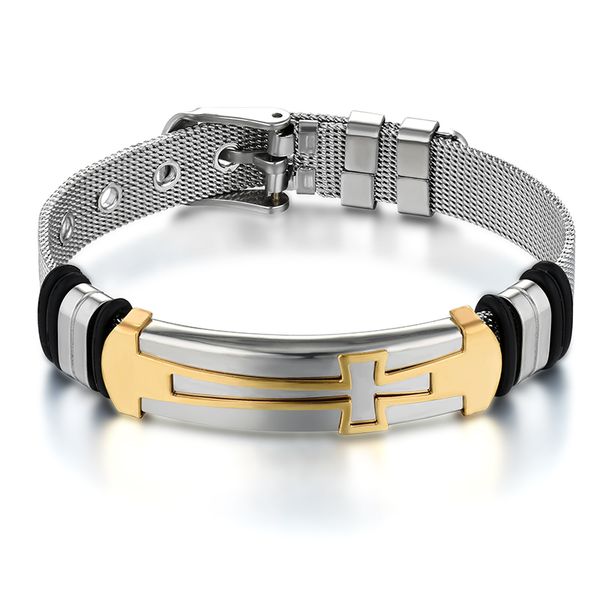 boho cuff stainless steel bracelet men cross gold black male prayer armhand bracelets for men charm jewelry, Golden;silver
boho cuff stainless steel bracelet men cross gold black male prayer armhand bracelets for men charm jewelry, Golden;silver