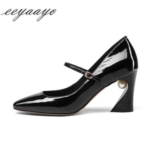 2020 new genuine leather women pumps high heels square toe buckle solid pearl fashion women shoes black ladies high heels
2020 new genuine leather women pumps high heels square toe buckle solid pearl fashion women shoes black ladies high heels
