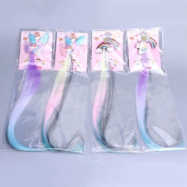 unicorn hair bows for girls sequin net yarn hair clips with long wig hairgrips princess party kids accessories, Slivery;white
unicorn hair bows for girls sequin net yarn hair clips with long wig hairgrips princess party kids accessories, Slivery;white