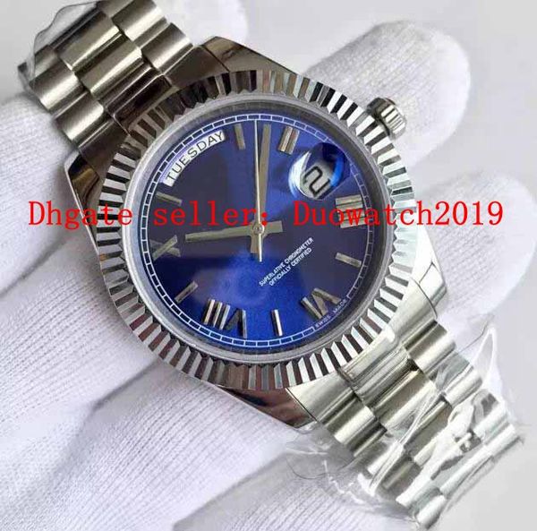 40mm excellent men's calibre ew factory cal.3255 luxury day-date ii 218206 218235 blue roman president automatic men's watches, Slivery;brown
40mm excellent men's calibre ew factory cal.3255 luxury day-date ii 218206 218235 blue roman president automatic men's watches, Slivery;brown