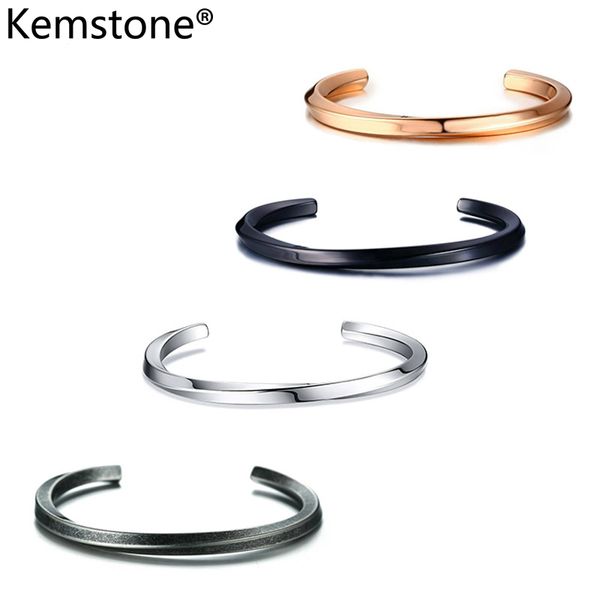 kemstone 4mm c shape twist stainless steel vintage grey rose gold black silver color bracelet jewelry men male women
kemstone 4mm c shape twist stainless steel vintage grey rose gold black silver color bracelet jewelry men male women
