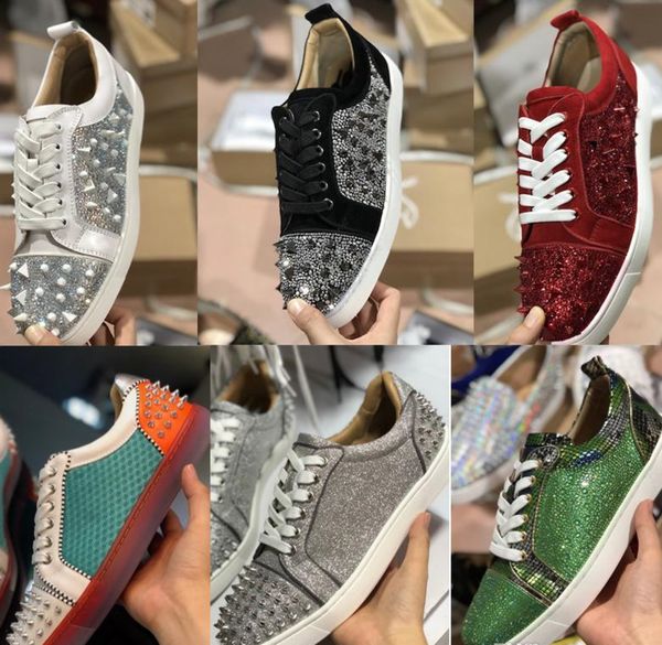 new designer sneakers red bottom low junior spikes men shoes 100% genuine leather suede crystal wedding party shoes big size 13 color, Black
new designer sneakers red bottom low junior spikes men shoes 100% genuine leather suede crystal wedding party shoes big size 13 color, Black