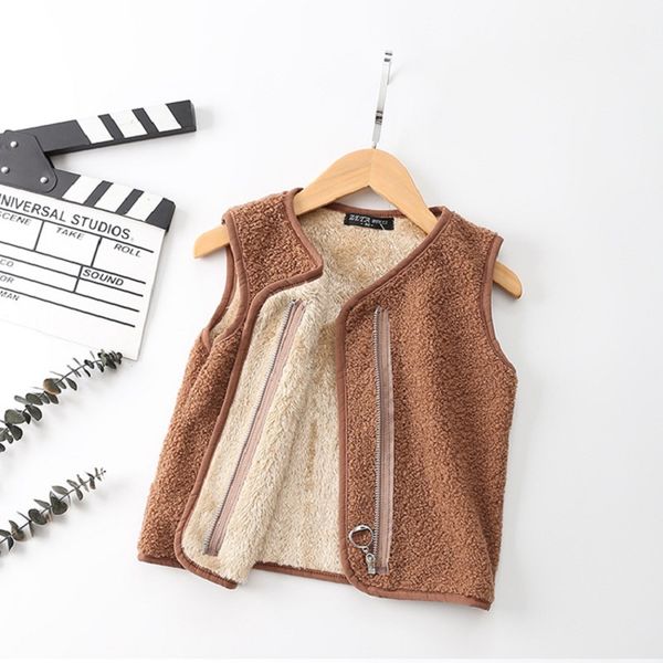autumn clothes child vest new 2020 winter zipper thickened plush fleece vest for girl boy child waistcoats baby boys girls, Blue
autumn clothes child vest new 2020 winter zipper thickened plush fleece vest for girl boy child waistcoats baby boys girls, Blue