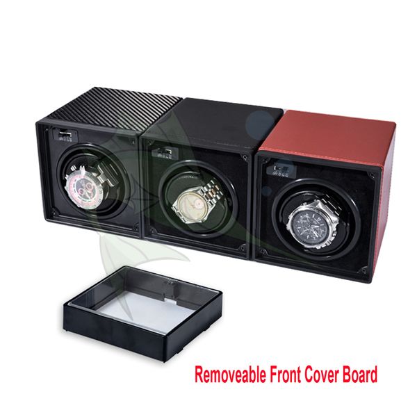 2019 new mini watch winder box mechanical watch automatic winding storage box winder, Black;blue
2019 new mini watch winder box mechanical watch automatic winding storage box winder, Black;blue