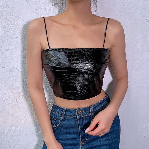 sexy zipper up мото байкер кожезаменитель мини бретели прохладный tops дамы navel bare обрезанные pu tank party club, White
sexy zipper up мото байкер кожезаменитель мини бретели прохладный tops дамы navel bare обрезанные pu tank party club, White
