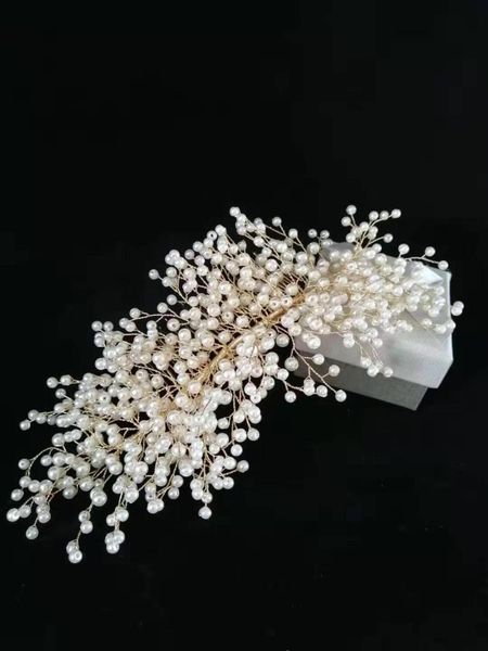 superior bride headbands hairwear combs headdress barrettes wedding jewelry accessories,gold korean pearl handicraft tiaras, Golden;white
superior bride headbands hairwear combs headdress barrettes wedding jewelry accessories,gold korean pearl handicraft tiaras, Golden;white