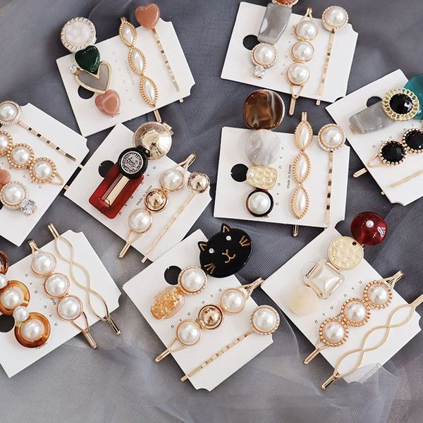 2019 new 3pcs/set pearl metal gold color hair clip bobby pin barrette hairband hairpin for women girls hair accessories hs3130, Golden;white
2019 new 3pcs/set pearl metal gold color hair clip bobby pin barrette hairband hairpin for women girls hair accessories hs3130, Golden;white