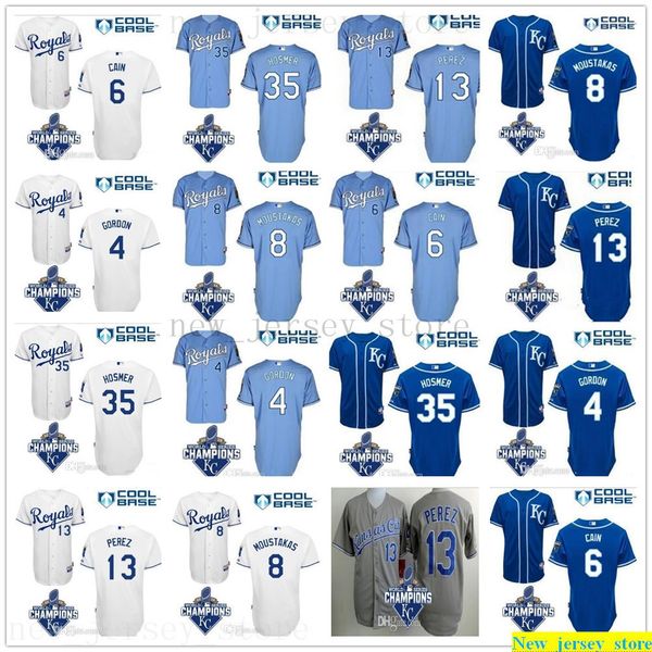2015 world patch baseball jersey stitched 35 eric hosmer 6 lorenzo cain 13 salvador perez jersey mens women youth kids, Blue;black
2015 world patch baseball jersey stitched 35 eric hosmer 6 lorenzo cain 13 salvador perez jersey mens women youth kids, Blue;black