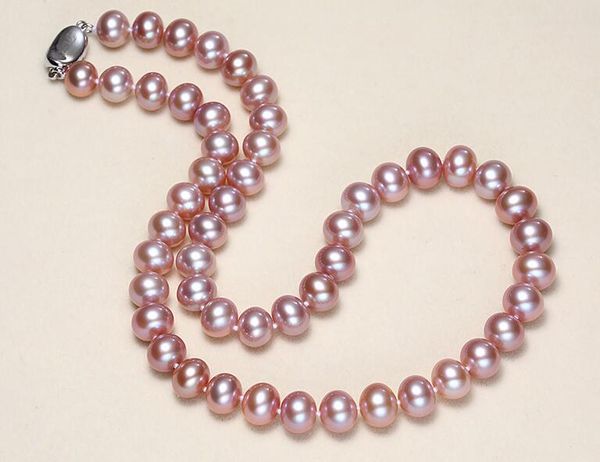 natural seawater south sea australia 9-10mm near round lavender pearl necklace 18inches, Black
natural seawater south sea australia 9-10mm near round lavender pearl necklace 18inches, Black
