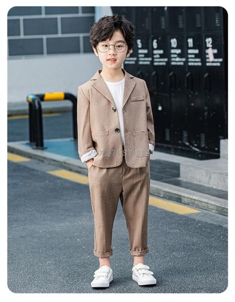 2020 kids wedding jacket +pants 2pcs stage performance suit flower boys formal tuxedos school kids host dance suit clothing set, Blue
2020 kids wedding jacket +pants 2pcs stage performance suit flower boys formal tuxedos school kids host dance suit clothing set, Blue