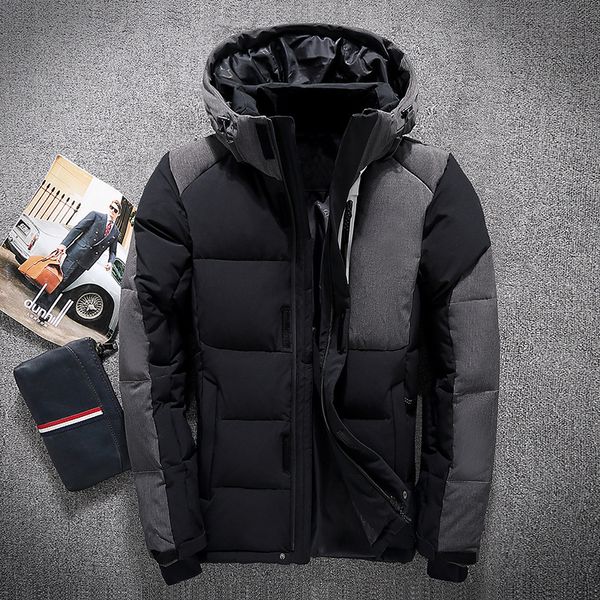 new long can withstand - 25 men's down jacket stitching man thick winter coat hooded duck down jacket big size 2xl 3xl 8006, Black
new long can withstand - 25 men's down jacket stitching man thick winter coat hooded duck down jacket big size 2xl 3xl 8006, Black