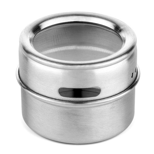 practical boutique magnetic spice jar with a strong transparent cover. stainless steel round storage spice jar, shake or f other kitchen
practical boutique magnetic spice jar with a strong transparent cover. stainless steel round storage spice jar, shake or f other kitchen
