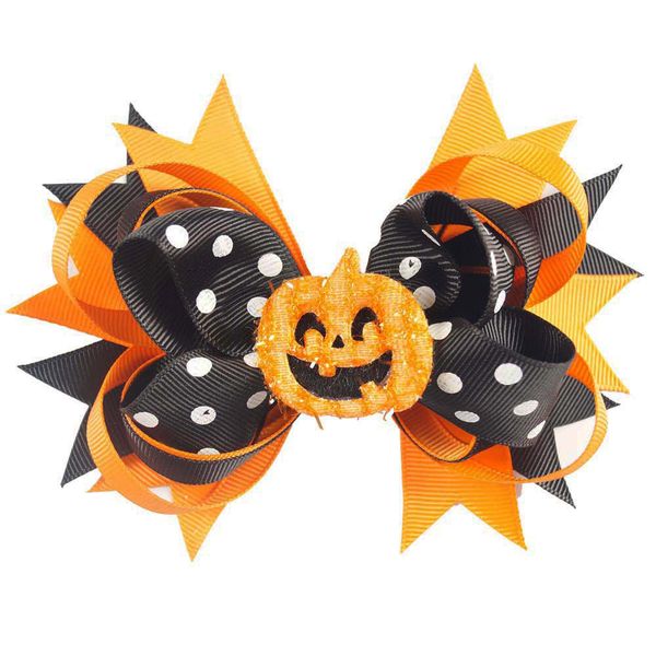 5 inch printed polka hair bows halloween smile pumpkin hair clips for kids girls layered festival handmade hairpin hair accessories, Black;brown
5 inch printed polka hair bows halloween smile pumpkin hair clips for kids girls layered festival handmade hairpin hair accessories, Black;brown