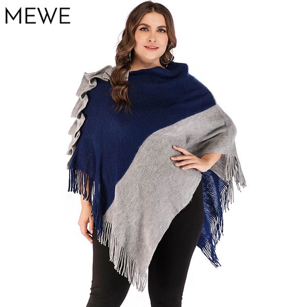 tassel contrast color cloak women sweaters and pullovers ruffle swing blue fashion cute knitted sweater 2018 casual cappa tippet, White;black
tassel contrast color cloak women sweaters and pullovers ruffle swing blue fashion cute knitted sweater 2018 casual cappa tippet, White;black