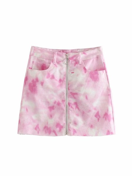 chic tie dyeing denim skirt zippers pockets women mini skirts elegant ladies faldas, Black
chic tie dyeing denim skirt zippers pockets women mini skirts elegant ladies faldas, Black