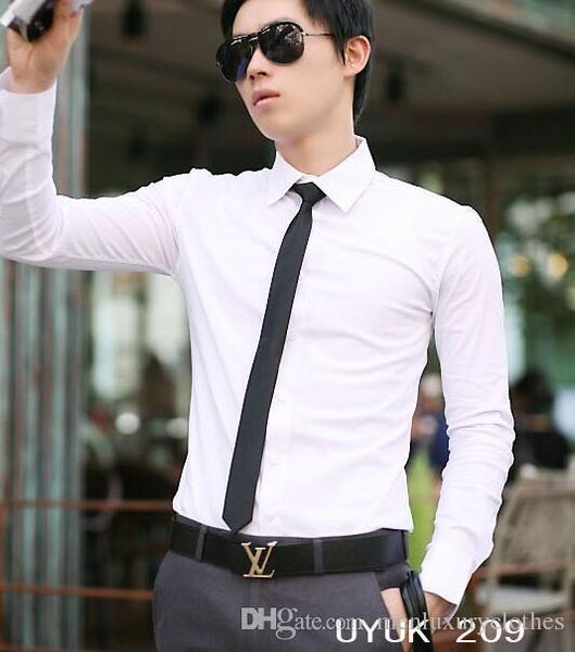 mens business dress shirts solid color stand collar fashion gentlemen shirt long sleeves clothing, White;black
mens business dress shirts solid color stand collar fashion gentlemen shirt long sleeves clothing, White;black