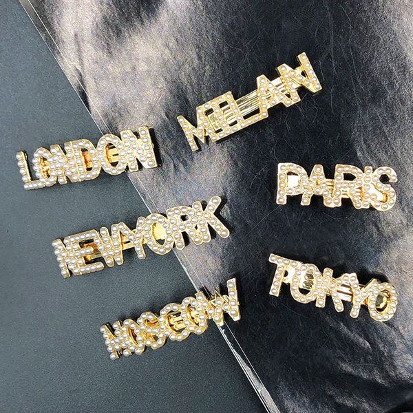 new pearl hair clips for women girls hair pins barrettes new york tokyo paris london accessories clip party jewelry, Golden;white
new pearl hair clips for women girls hair pins barrettes new york tokyo paris london accessories clip party jewelry, Golden;white