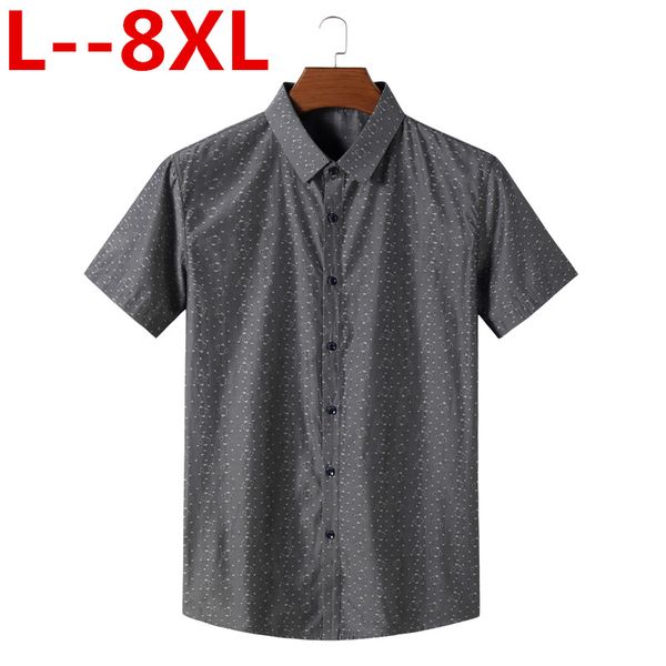 plus 8xl 6xl 5xl short sleeve shirt men clothes summer mens shirts casual slim fit plaid camisa masculina cotton chemise homme, White;black
plus 8xl 6xl 5xl short sleeve shirt men clothes summer mens shirts casual slim fit plaid camisa masculina cotton chemise homme, White;black