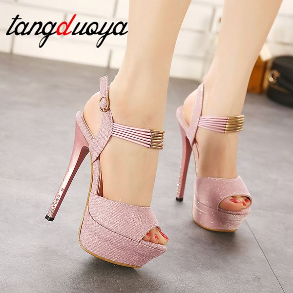strap high heels platform women shoes high heel sandals women pumps peep toes in heels for square tacones plataforma, Black
strap high heels platform women shoes high heel sandals women pumps peep toes in heels for square tacones plataforma, Black