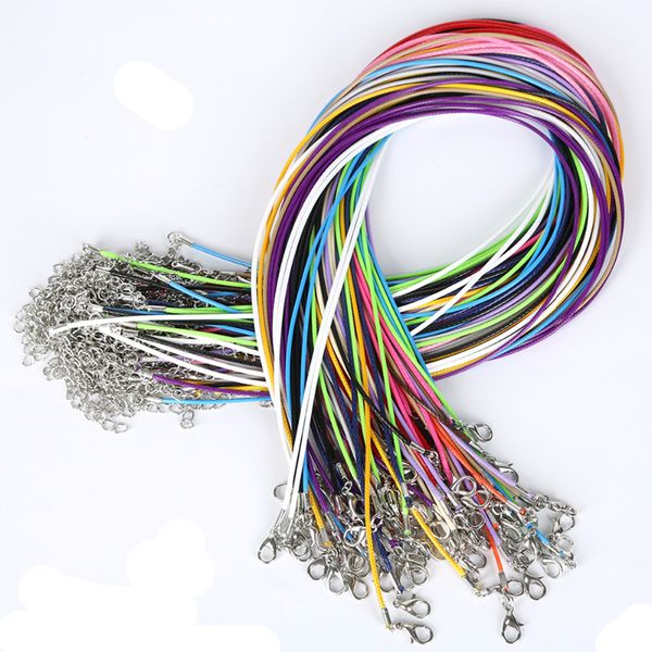 new 5pcs 2.0mm nylon tarpaulin waxed cord lobster clasp rope braided adjustable rope for jewelry making diy necklace bracelets, Silver
new 5pcs 2.0mm nylon tarpaulin waxed cord lobster clasp rope braided adjustable rope for jewelry making diy necklace bracelets, Silver