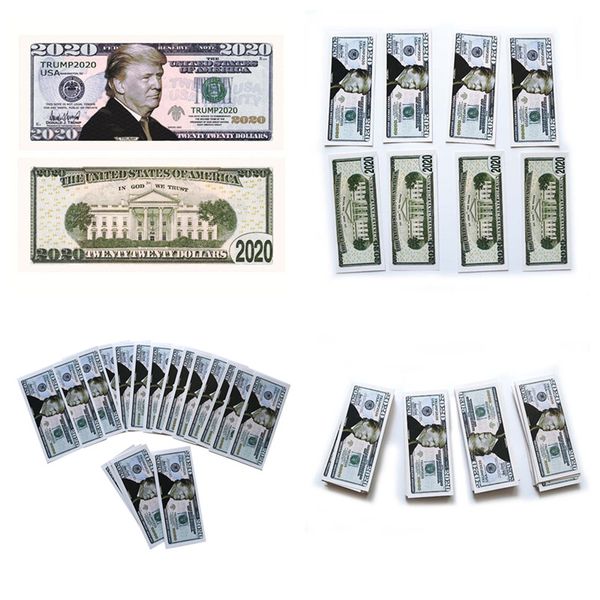Donald Trump Commemorative Coin Promotion Us President Election 2020 Dollar Bill Silver Foil Banknote Fake Money Gift Certificat E22807