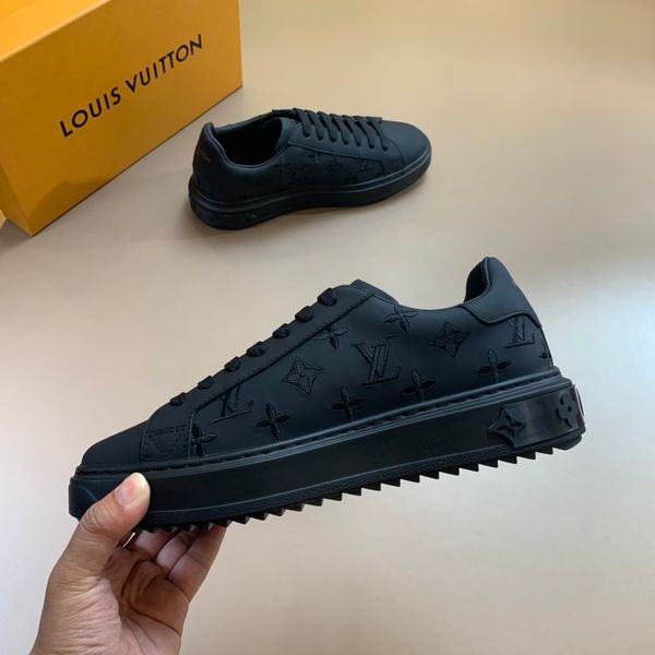 luxury men casual shoes leather men lace-up sneakers, embroidered breathable flat men shoes with original box packaging 03, Black
luxury men casual shoes leather men lace-up sneakers, embroidered breathable flat men shoes with original box packaging 03, Black