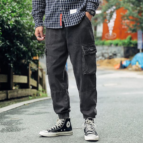 men's casual motorcycle workwear multi pockets denim biker jeans solid loose cargo jeans pants for men plus size -5xl, Blue
men's casual motorcycle workwear multi pockets denim biker jeans solid loose cargo jeans pants for men plus size -5xl, Blue