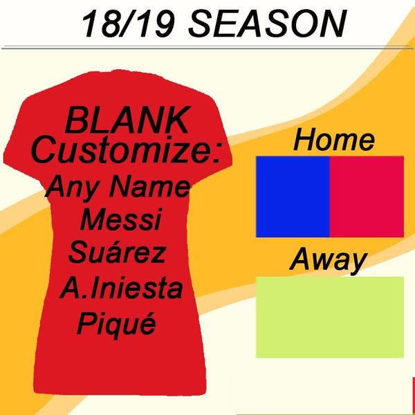 2018 2019 MESSI Women Soccer Jersey SUAREZ PIQUE A.INIESTA Home Away Girl Jersey RAKITIC RAFINHA Short Sleeves Football Shirts Lady Uniforms
2018 2019 MESSI Women Soccer Jersey SUAREZ PIQUE A.INIESTA Home Away Girl Jersey RAKITIC RAFINHA Short Sleeves Football Shirts Lady Uniforms