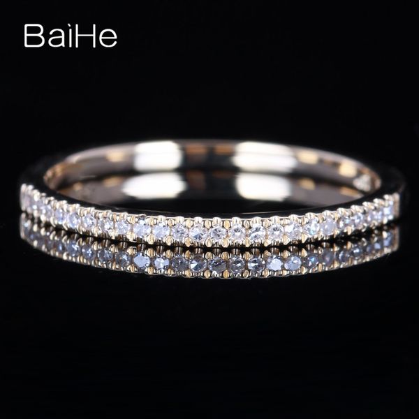 baihe solid 14k yellow gold certified 100% natural diamonds engagement wedding ring women's jewelry resizable, Golden;silver
baihe solid 14k yellow gold certified 100% natural diamonds engagement wedding ring women's jewelry resizable, Golden;silver