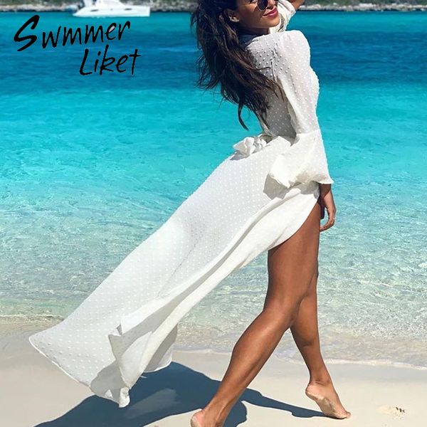 deep v-neck bathing suit white beach dress women gossamer swimsuit cover-ups female 2020 beach wear transparent tunic new
deep v-neck bathing suit white beach dress women gossamer swimsuit cover-ups female 2020 beach wear transparent tunic new