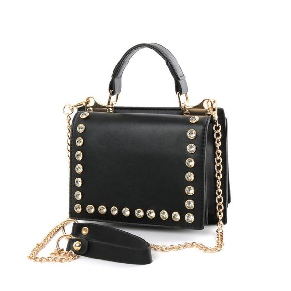new women leather handbags shoulder bags crossbody bags tote messenger purses and handbags chain ladies clear purse