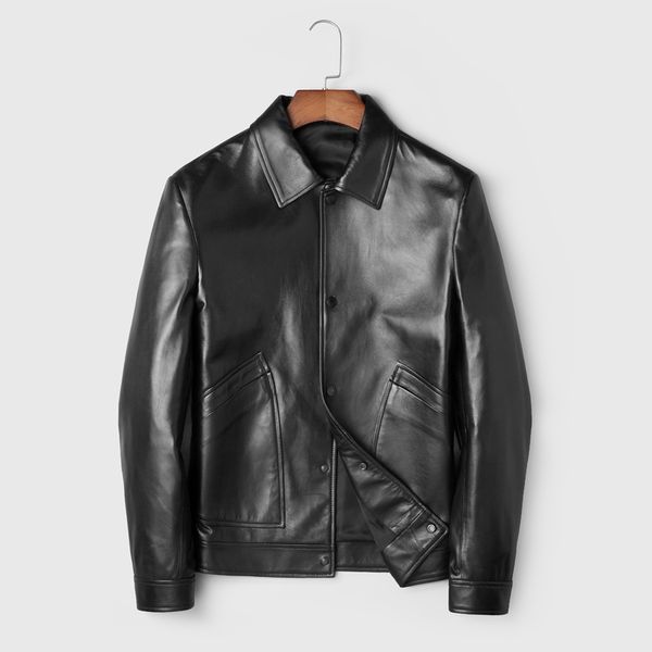 male jacket leather real genuine men's natural leather jackets black jaqueta cour 2019 new plus size autumn coat m-5xl
male jacket leather real genuine men's natural leather jackets black jaqueta cour 2019 new plus size autumn coat m-5xl