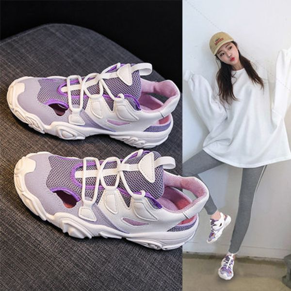 baotou fashion sandals women's shoes summer 2020 new hollow breathable wild daddy thick bottom casual sports ins tide, Black
baotou fashion sandals women's shoes summer 2020 new hollow breathable wild daddy thick bottom casual sports ins tide, Black