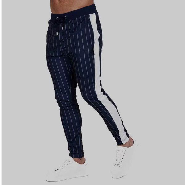 striped jogger pants men fitness bodybuilding pants autumn pencil sweat trousers slim fit clothing, Black
striped jogger pants men fitness bodybuilding pants autumn pencil sweat trousers slim fit clothing, Black