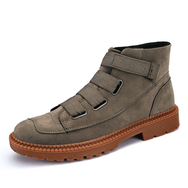 new men ankle boots high men casual boots fashion winter autumn warm fur male shoes man outdoor footwear, Black
new men ankle boots high men casual boots fashion winter autumn warm fur male shoes man outdoor footwear, Black