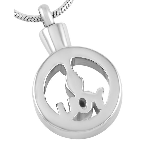 ijd9449 stainless steel cremation keepsake pendant for ashes urn memorial souvenir necklace for women gift jewelry, Silver
ijd9449 stainless steel cremation keepsake pendant for ashes urn memorial souvenir necklace for women gift jewelry, Silver