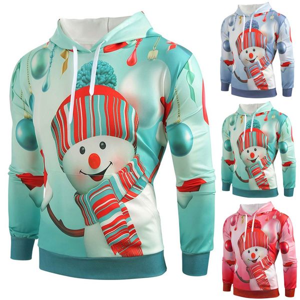 mens hoodie christmas big pocket cartoon snowman print sweatshirt pullover top, White;black
mens hoodie christmas big pocket cartoon snowman print sweatshirt pullover top, White;black