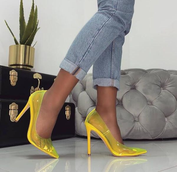 bonjean transparent high heel lady shoes pointed toe thin heels pumps super high party dress heels, Black
bonjean transparent high heel lady shoes pointed toe thin heels pumps super high party dress heels, Black