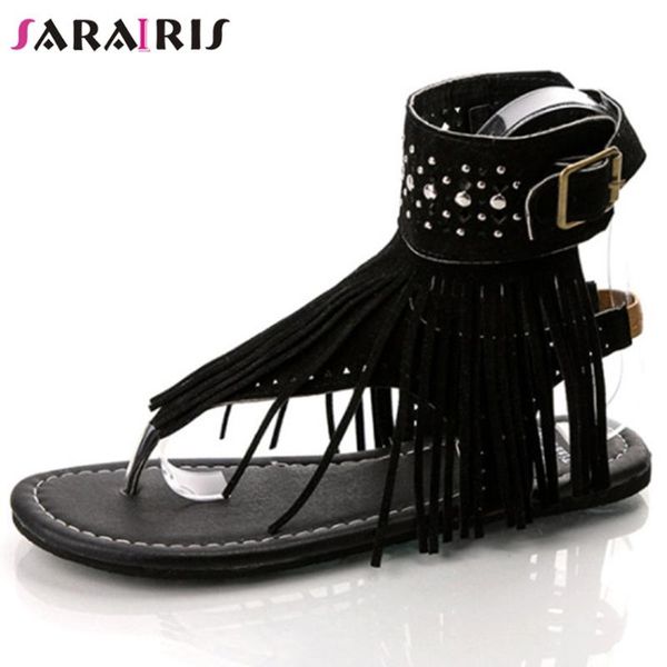 sarairis female casual party buckle belt flip sandals 2020 low heels rivet sandals women fringe summer shoes woman, Black
sarairis female casual party buckle belt flip sandals 2020 low heels rivet sandals women fringe summer shoes woman, Black
