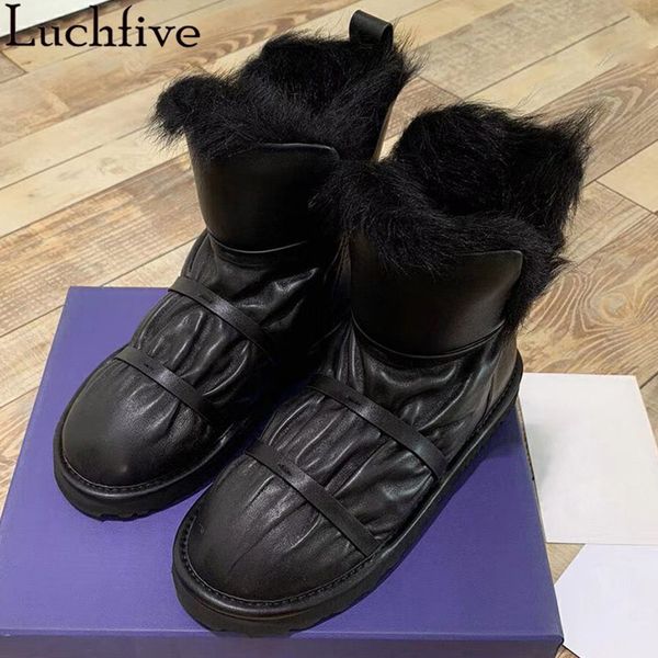 luchfive strip wool winter boots round toe flat shoes women runway white ankle boots slip on black shoes woman
luchfive strip wool winter boots round toe flat shoes women runway white ankle boots slip on black shoes woman