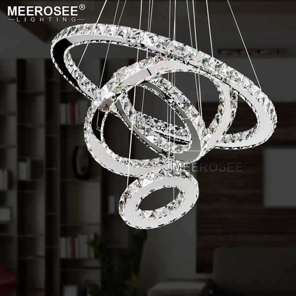 led crystal modern ceiling fixtures pendant lamp dining room contemporary adjustable stainless steel cable 4 rings chandelier light
led crystal modern ceiling fixtures pendant lamp dining room contemporary adjustable stainless steel cable 4 rings chandelier light