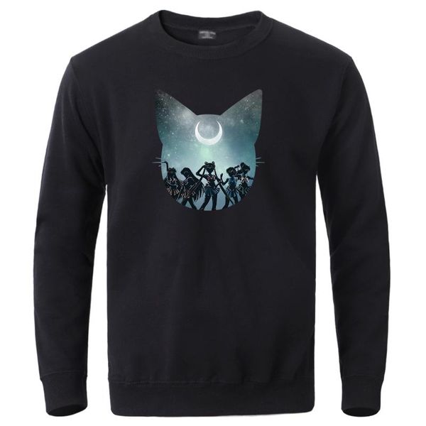 sailor moon mens sweatshirts male casual sportswear autumn winter fleece crewneck pullover loose fit hoodies long sleeve top, Black
sailor moon mens sweatshirts male casual sportswear autumn winter fleece crewneck pullover loose fit hoodies long sleeve top, Black