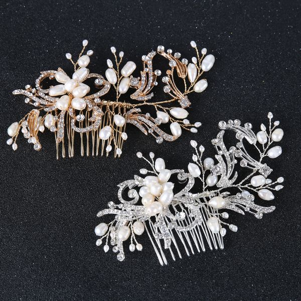 vinrage freahwater pearl hair jewelry crystal hair combs for wedding women bridal queen princess handmade hair accessories gift, Golden;white
vinrage freahwater pearl hair jewelry crystal hair combs for wedding women bridal queen princess handmade hair accessories gift, Golden;white