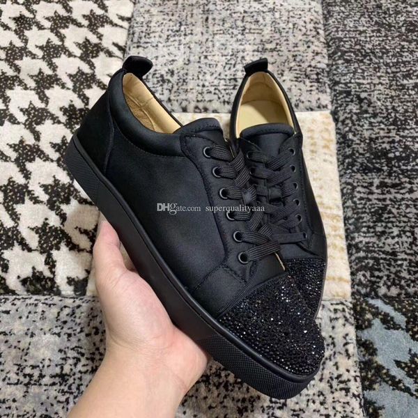 black slik leather + strass women,men luxury red bottom sneakers shoes comfort junior casual walking party wedding
black slik leather + strass women,men luxury red bottom sneakers shoes comfort junior casual walking party wedding
