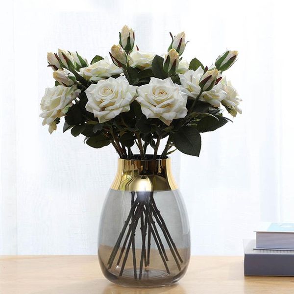 2 heads/bouquet wedding decoratio artificial flowers real touch roses artificial silk flower bride home decor
2 heads/bouquet wedding decoratio artificial flowers real touch roses artificial silk flower bride home decor