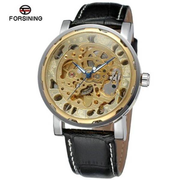 forsining brand fashion mens leather band automatic self-wind mechanical watch skeleton wristwatch relogio releges, Slivery;brown
forsining brand fashion mens leather band automatic self-wind mechanical watch skeleton wristwatch relogio releges, Slivery;brown