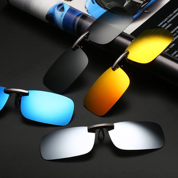 vazrobe 2 pcs/lot clip on sunglasses men women polarized driving glasses man anti glare for diopter driver ultra-light lens, White;black
vazrobe 2 pcs/lot clip on sunglasses men women polarized driving glasses man anti glare for diopter driver ultra-light lens, White;black