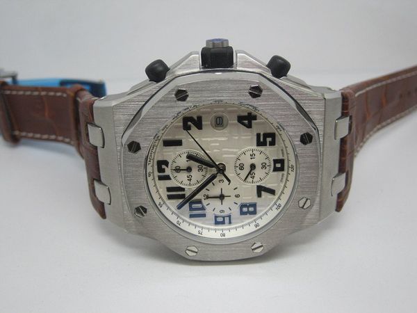 man watch quartz satch man chronograph watches stainless steel wrist watch for men leather band a11, Slivery;brown
man watch quartz satch man chronograph watches stainless steel wrist watch for men leather band a11, Slivery;brown