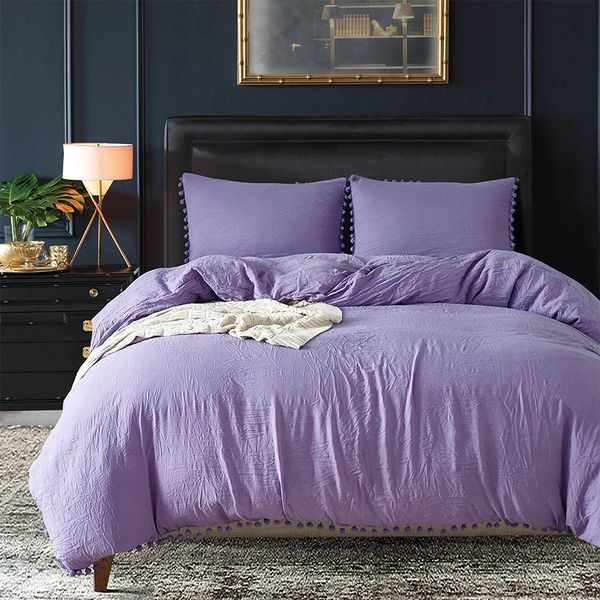 lychee solid bedding set modern simple duvet cover set 2-3pcs home bed linings family bed sets
lychee solid bedding set modern simple duvet cover set 2-3pcs home bed linings family bed sets
